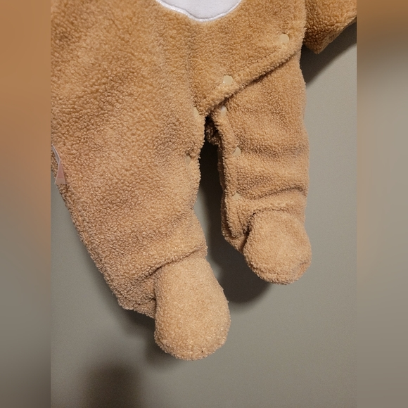 Unisex Baby Bunting Suit 3-6m Fuzzy Bear - Picture 3 of 5